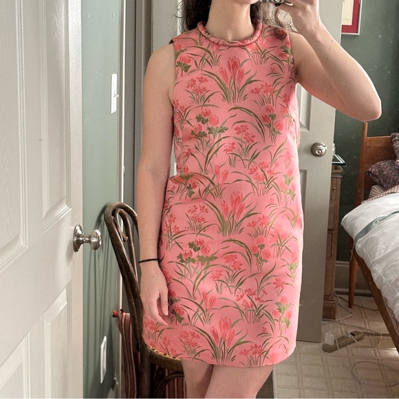NWT Cara Cara pink jacquard dress - Picture 3 of 5